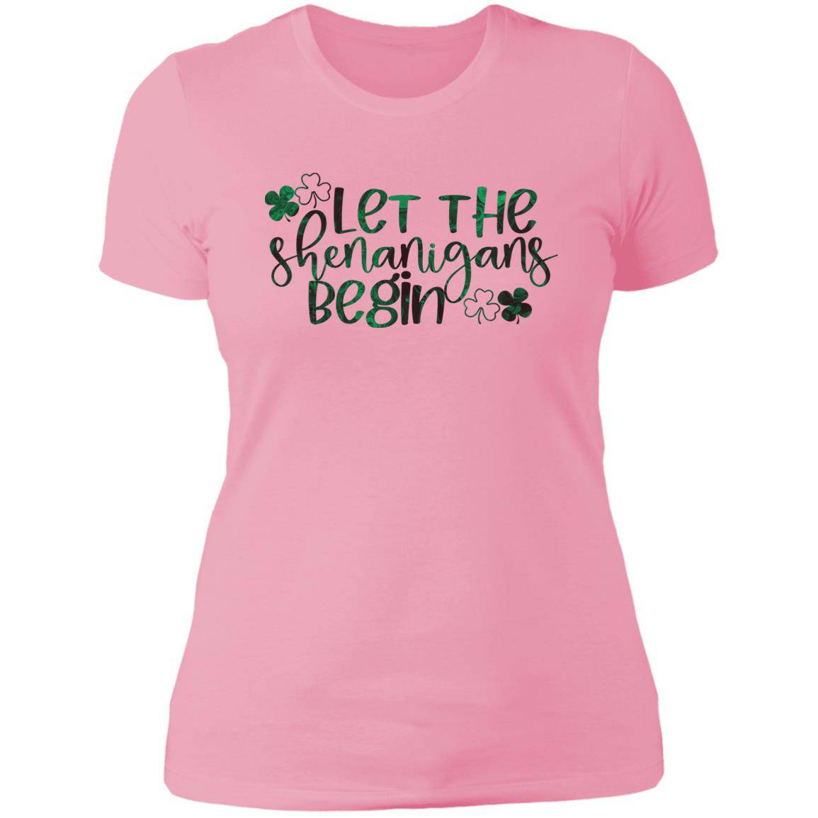 Let the Shenanigans Begin Next Level Ladies' Boyfriend T-Shirt - Expressive DeZien 