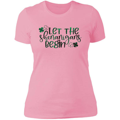 Let the Shenanigans Begin Next Level Ladies' Boyfriend T-Shirt - Expressive DeZien 