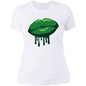 Irish Lips - Next Level Ladies' Boyfriend T-Shirt - Expressive DeZien 
