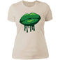 Irish Lips - Next Level Ladies' Boyfriend T-Shirt - Expressive DeZien 